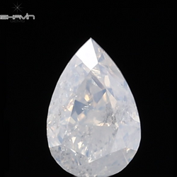 0.25 CT Pear Shape Natural Diamond White Color I1 Clarity (4.76 MM)