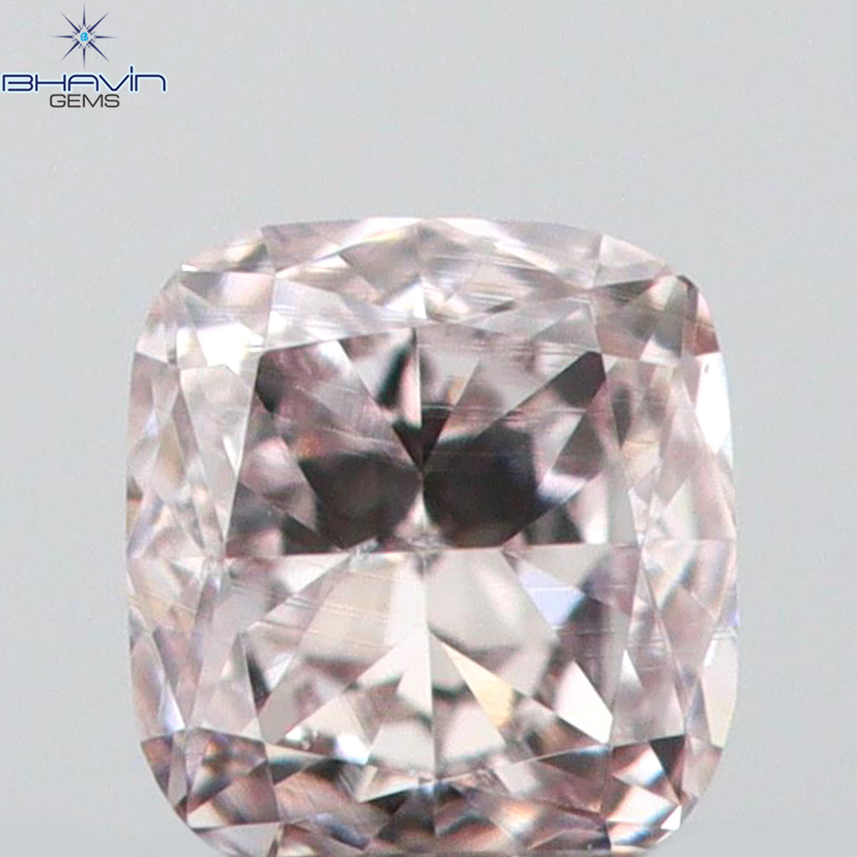 0.05 CT クッションシェイプ 天然ダイヤモンド ピンク色 I1 クラリティ (2.11 MM)