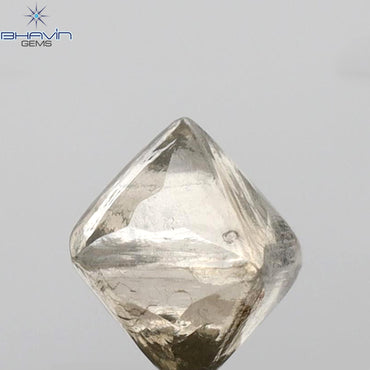 1.21 CT Rough Shape Natural Diamond Brown Color VS2 Clarity (4.80 MM)
