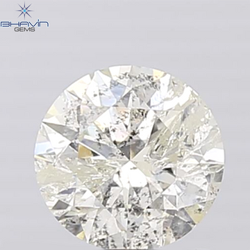 1.12 CT Round Shape Natural Diamond White Color I1 Clarity (6.63 MM)