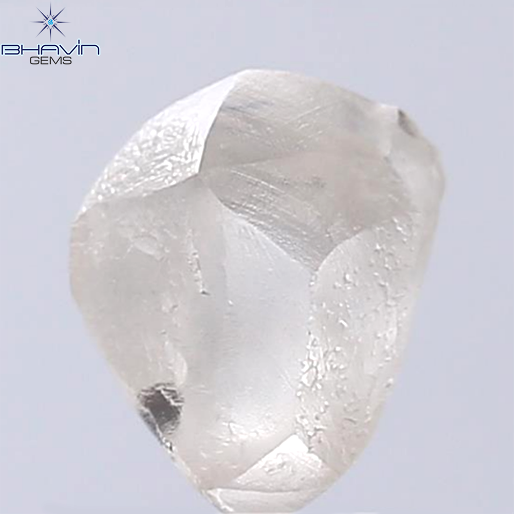 0.90 CT ラフ シェイプ ナチュラル ダイヤモンド ホワイト カラー VS1 クラリティ (5.95 MM)