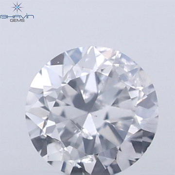 0.18 CT ラウンド ローズ カット シェイプ 天然ダイヤモンド ピンク色 I2 クラリティ (3.86 MM)