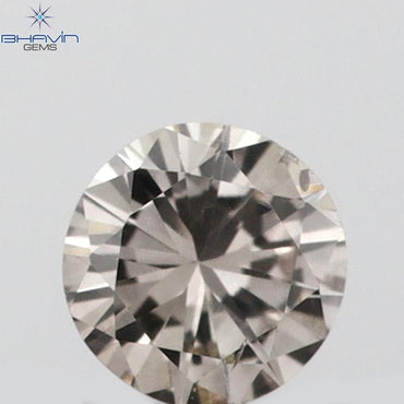 0.06 CT Round Shape Natural Diamond Pink Color VS2 Clarity (2.63 MM)