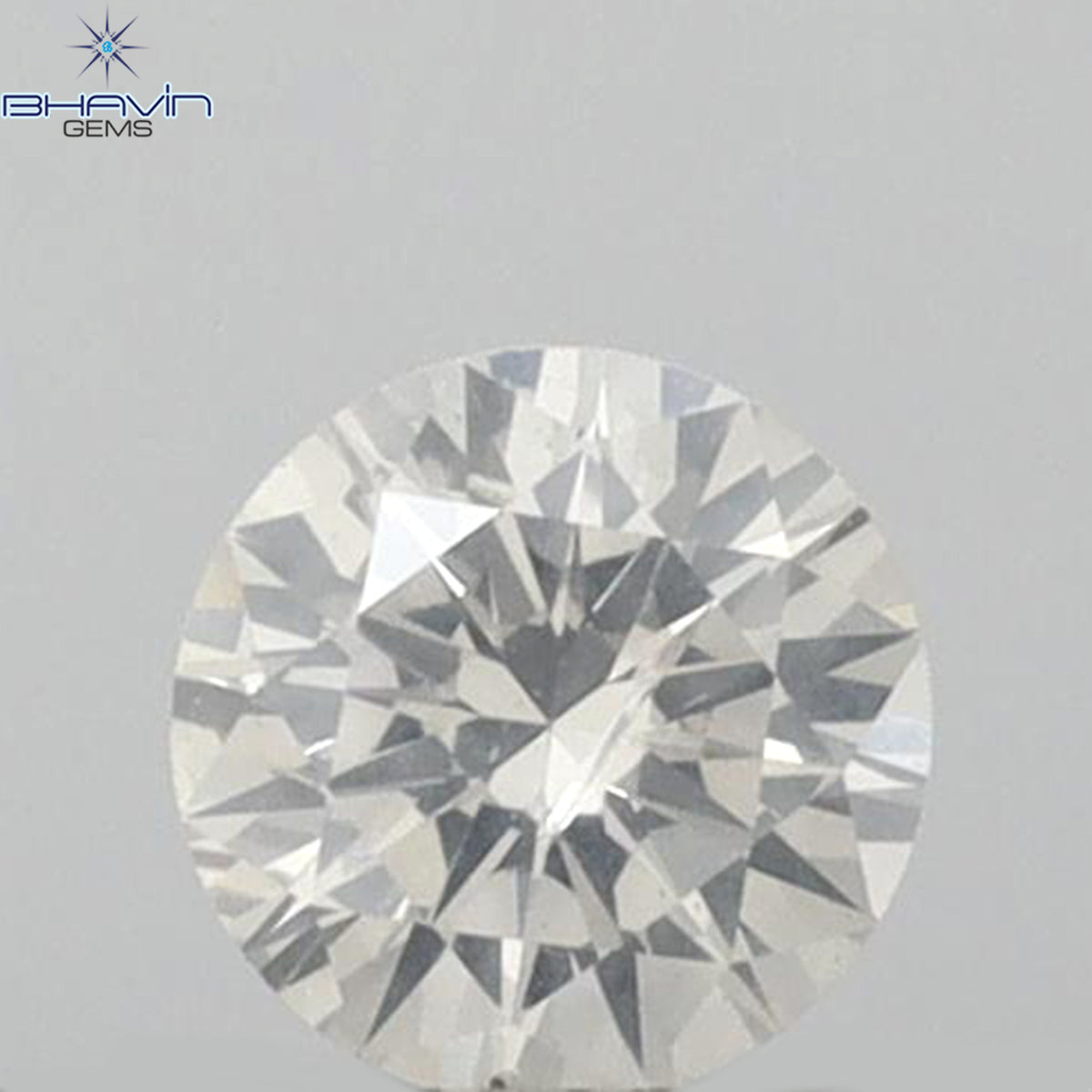 0.21 CT ラウンドシェイプ 天然ルースダイヤモンド ホワイトカラー I1 クラリティ (3.97 MM)