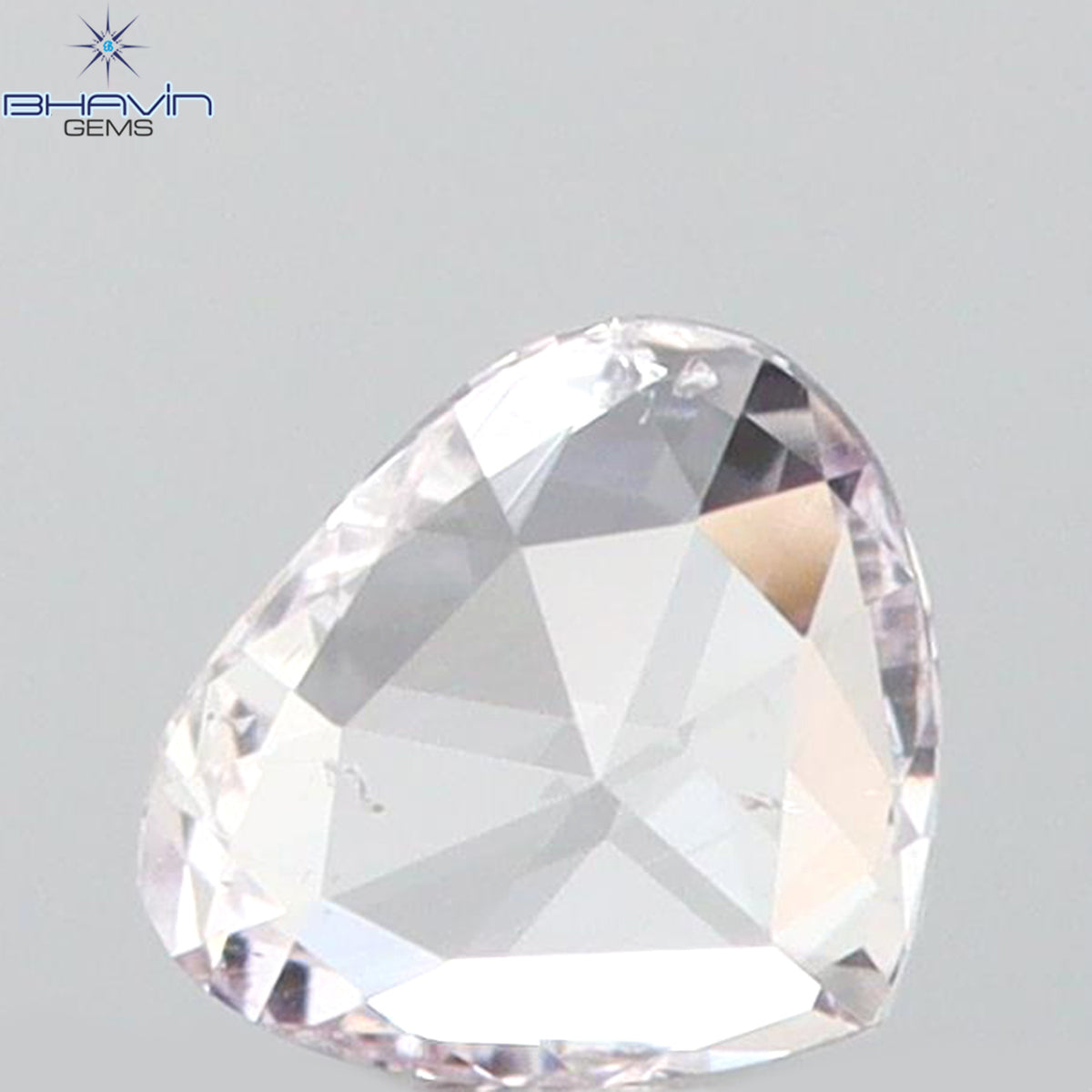 0.09 CT Natural Heart Diamond Pink Color Clarity SI1 (3.35 MM)