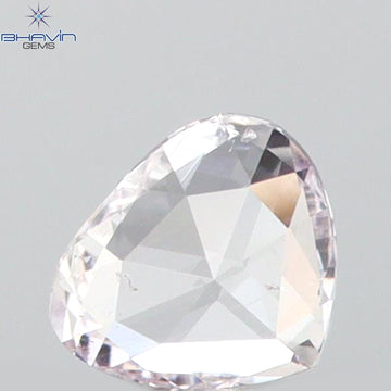 0.09 CT Natural Heart Diamond Pink Color Clarity SI1 (3.35 MM)