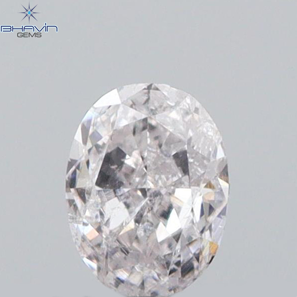 0.12 CT Natural Oval Diamond Pink Color Clarity SI1 (3.50 MM)