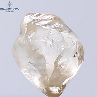 2.58 CT Rough Shape Natural Diamond Brown Color SI1 Clarity (8.12 MM)