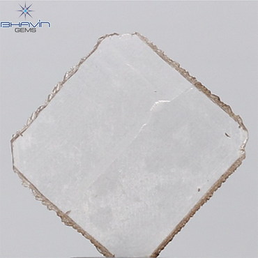 0.44 CT ラフシェイプ ナチュラル ダイヤモンド ブラック グレー (ソルト アンド パッパー) カラー I3 クラリティ (4.95 MM)