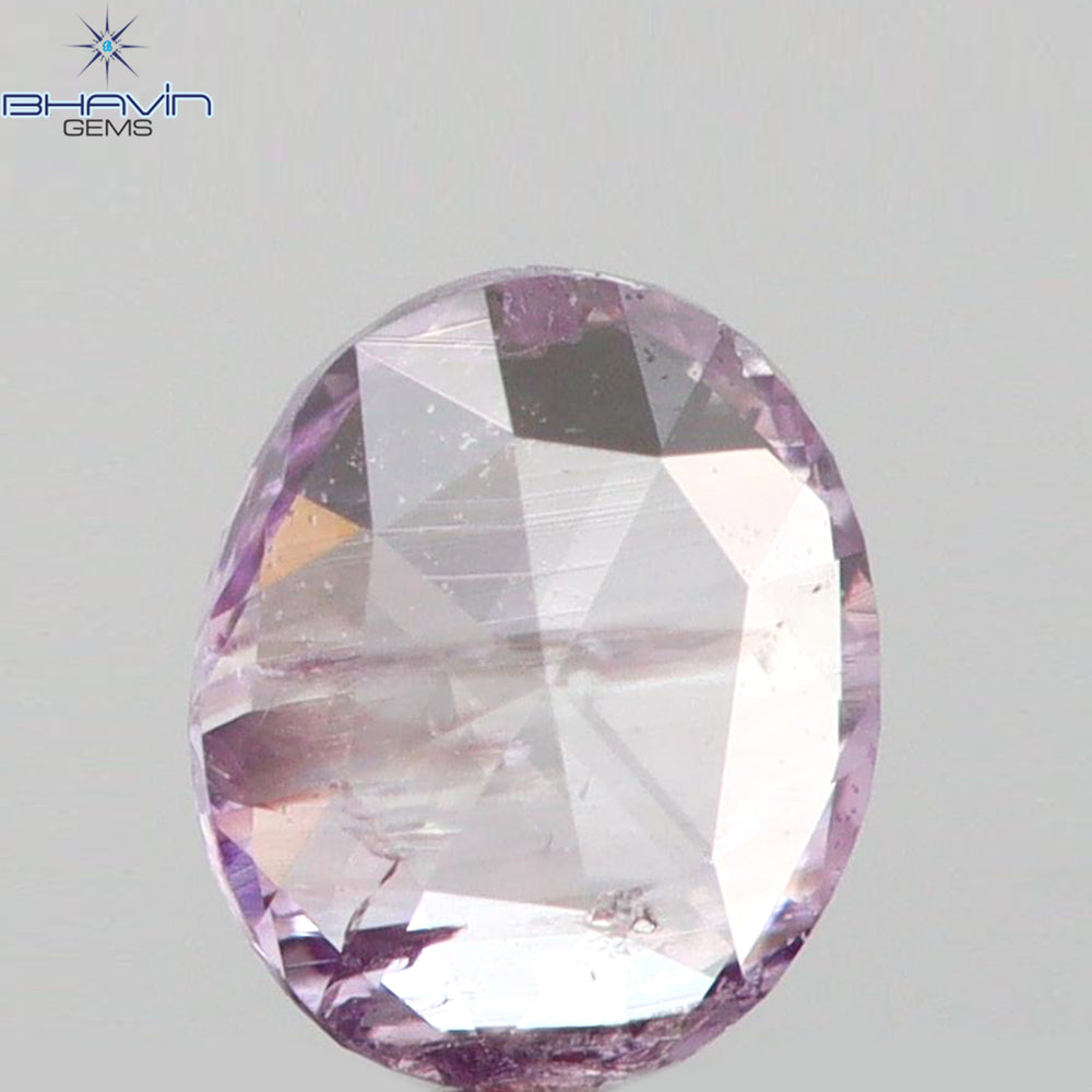 0.11 CT Oval Shape Natural Diamond Pink Color I1 Clarity (3.60 MM)