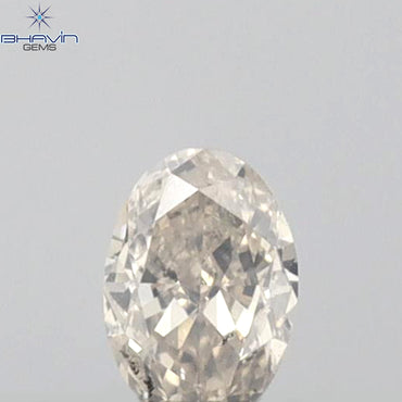 0.15 CT Oval Shape Natural Diamond White Color SI1 Clarity (3.63 MM)