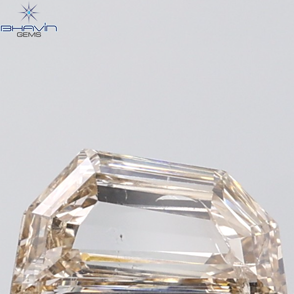 1.03 CT Half Moon Diamond Natural Brown Color I1 Clarity (9.32 MM)