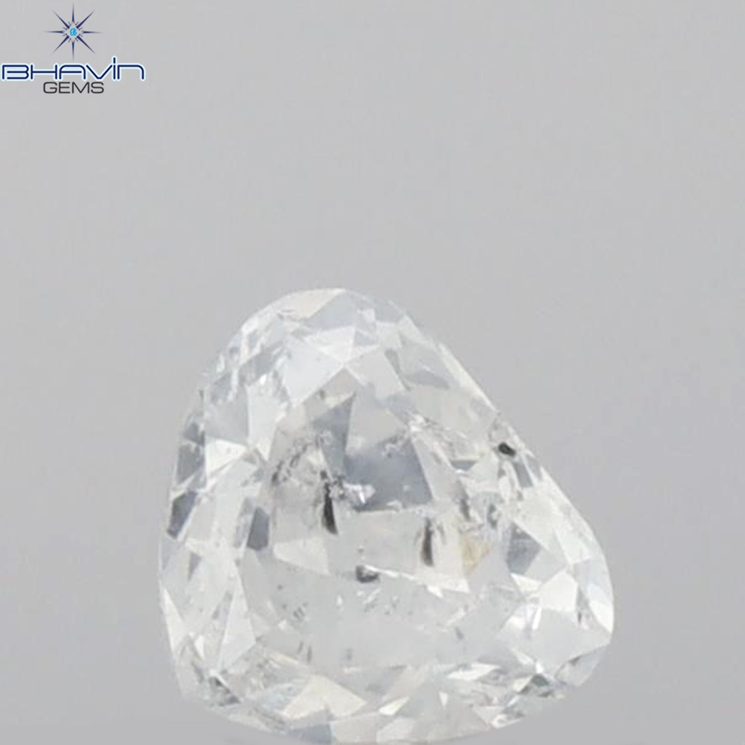 0.25 CT Heart Shape Natural Diamond White Color I1 Clarity (4.28 MM)