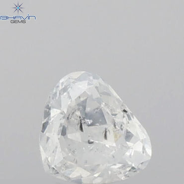 0.25 CT Heart Shape Natural Diamond White Color I1 Clarity (4.28 MM)