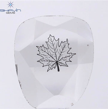 2.08 CT Lab Grown Slice (leaf) Diamond White Color Clarity VS (15.40 MM)