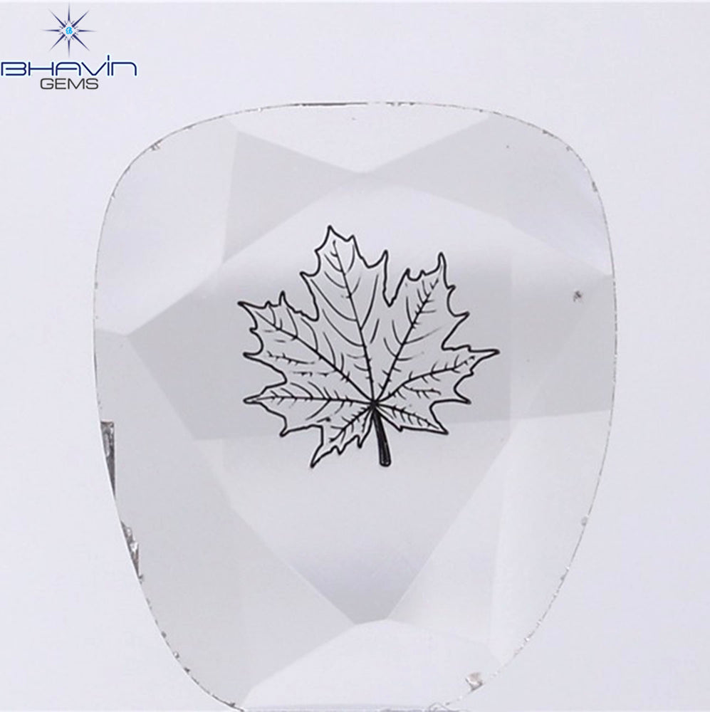 2.08 CT Lab Grown Slice (Leave) Diamond White Color Clarity VS (15.40 MM)