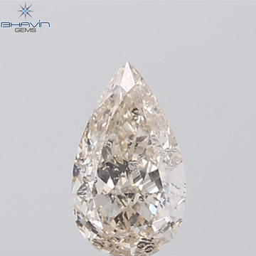 0.90 CT Pear Diamond Natural White Color SI2 Clarity (8.21 MM)