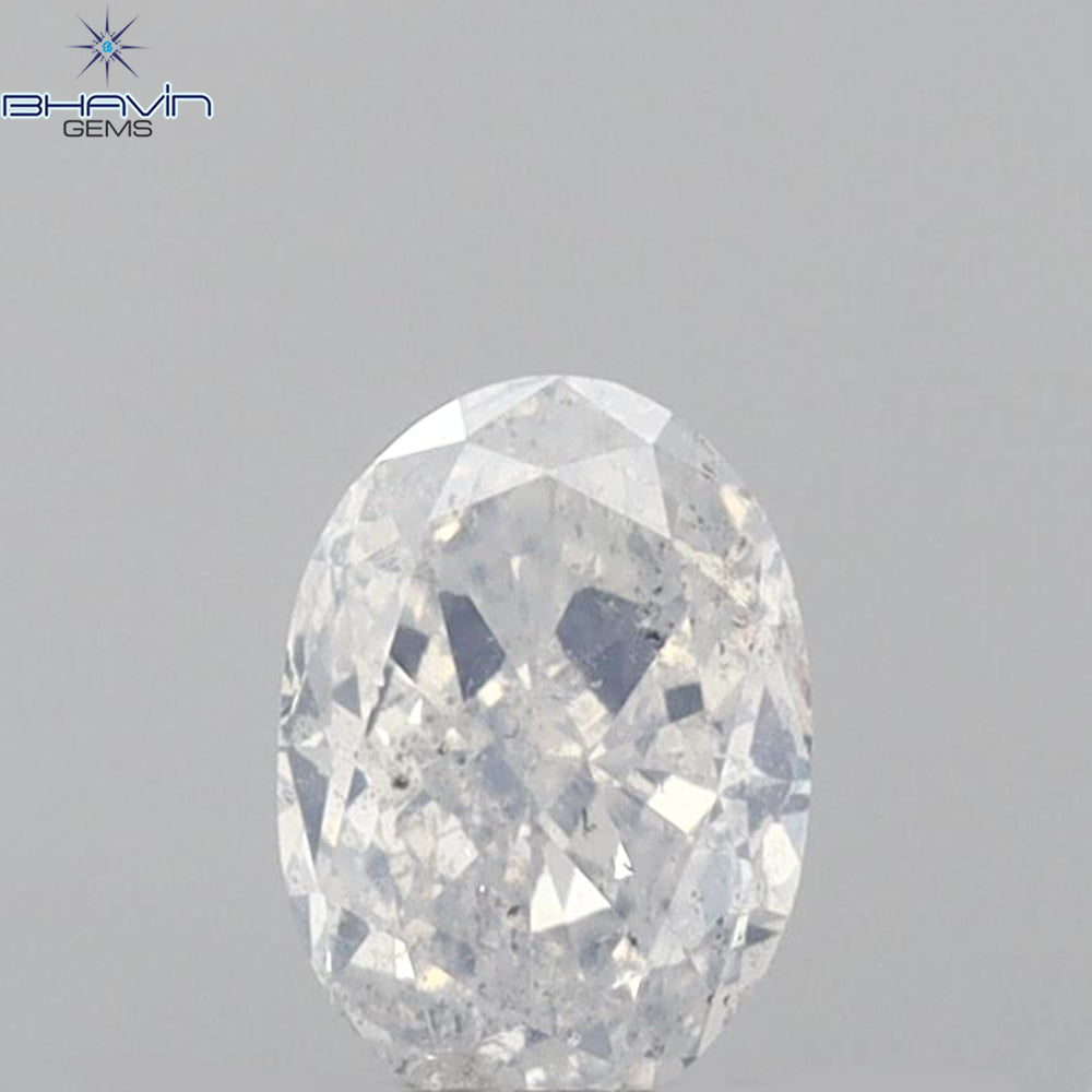 0.40 CT Oval Shape Natural Diamond White Color SI2 Clarity (4.90 MM)