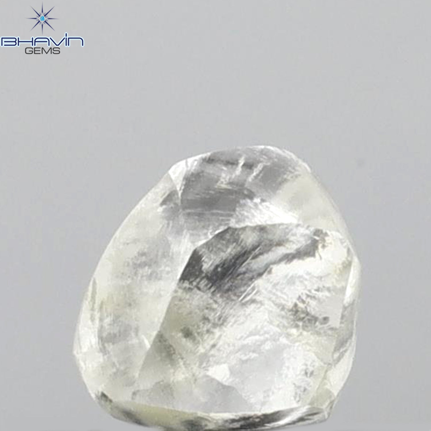 0.49 CT Rough Shape Natural Diamond White Color VS1 Clarity (4.74 MM)