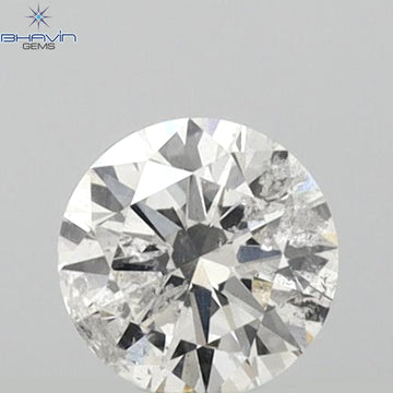0.31 CT Round Shape Natural Loose Diamond White Color SI2 Clarity (4.36 MM)