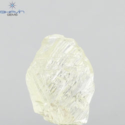 2.12 CT Rough Shape Natural Diamond Yellow Color VS1 Clarity (9.24 MM)