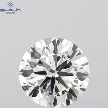 0.50 CT Round Diamond Enhanced White (D) Color VVS1 Clarity (5.04 MM)