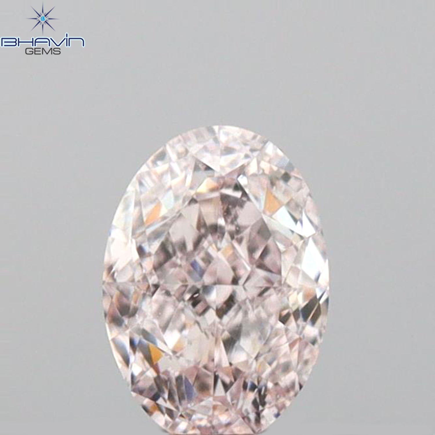 GIA Certified 0.40 CT Oval Shape Natural Diamond Pink Color (5.24 MM)
