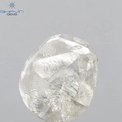 1.84 CT Rough Shape Natural Diamond White Color SI1 Clarity (7.52 MM)