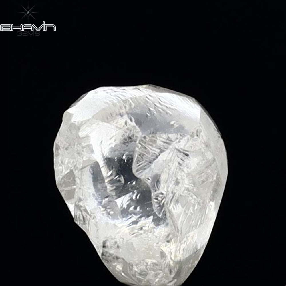 1.17 CT Rough Shape Natural Diamond White Color SI1 Clarity (6.15 MM)