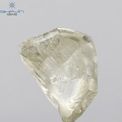 1.95 CT Rough Shape Natural Loose Diamond Yellow (M) Color VS2 Clarity (7.84 MM)