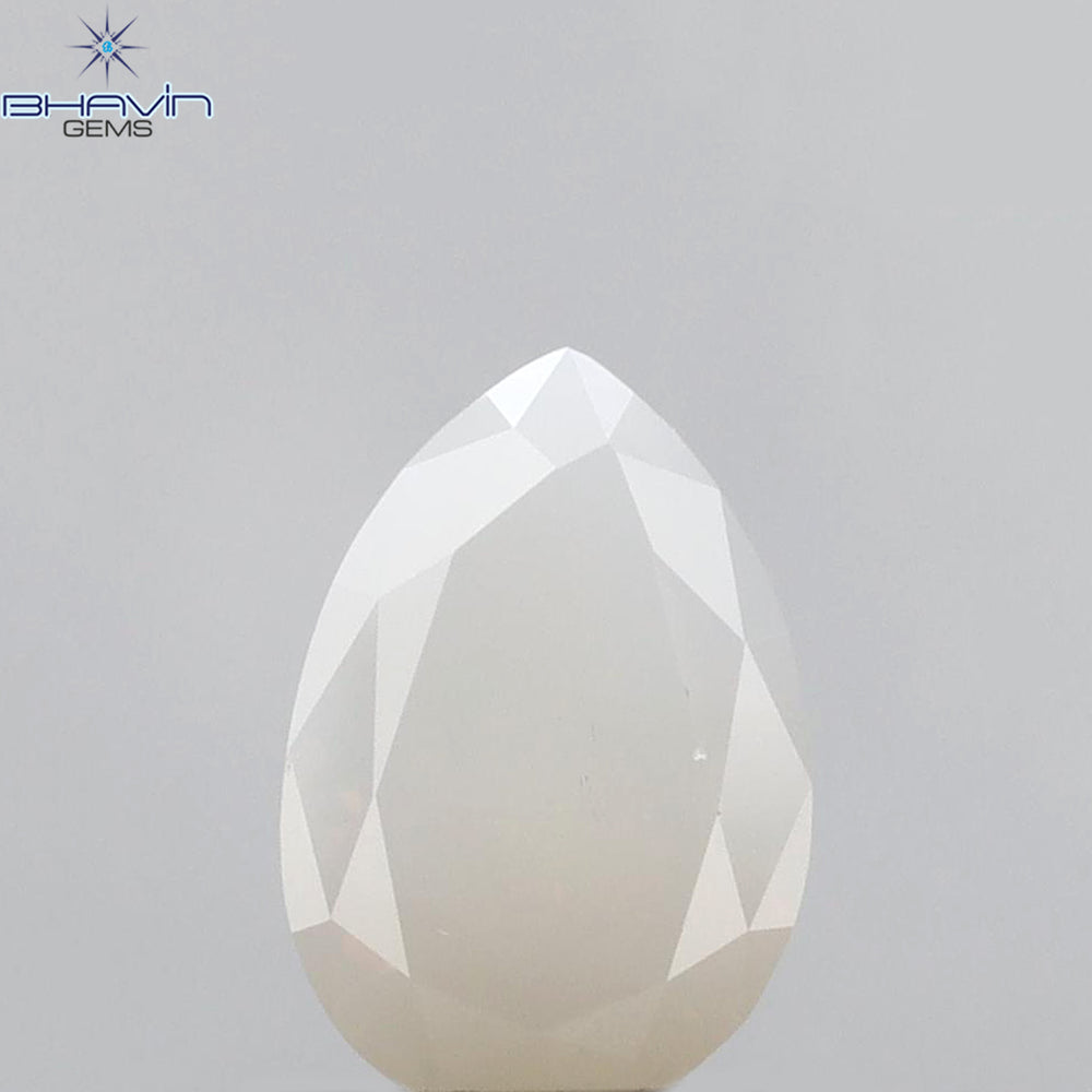 1.09 CT Pear Shape Natural Diamond White Fancy Color VS2 Clarity (7.52 MM)