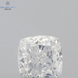 0.14 CT Cushion Shape Natural Diamond White Color SI1 Clarity (2.63 MM)