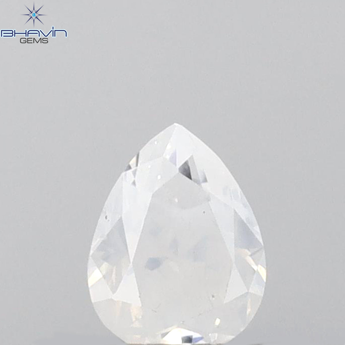 0.34 CT ペアシェイプ 天然ダイヤモンド ホワイトカラー VS2 クラリティ (4.94 MM)