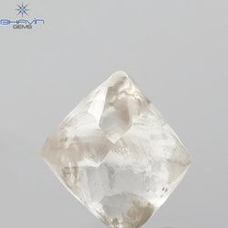 2.45 CT Rough Shape Natural Diamond White Color VS2 Clarity (6.68 MM)