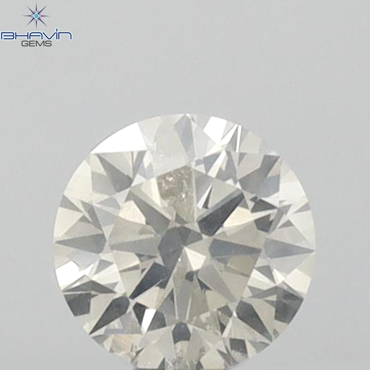 0.30 CT ラウンドシェイプ 天然ルースダイヤモンド ホワイトカラー I1 クラリティ (4.27 MM)
