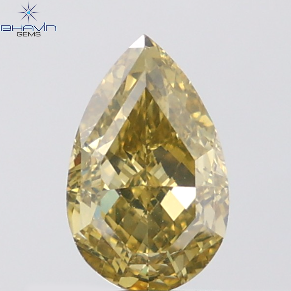 GIA認定 1.27 CT クッションダイヤモンド イエローカラー 天然ダイヤモンド VS1 クラリティ (5.97 MM)