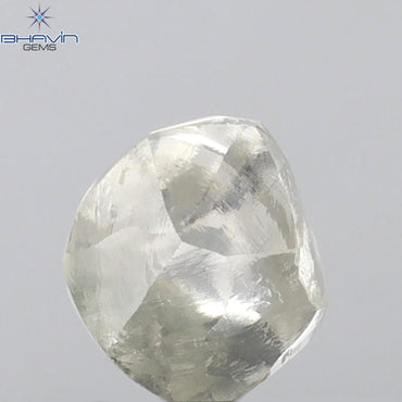1.94 CT Rough Shape Natural Diamond White Color VS2 Clarity (6.88 MM)