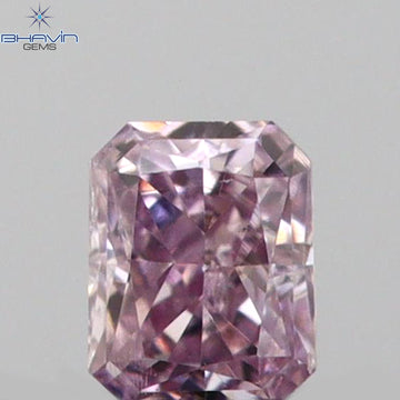0.05 CT Natural Radiant Diamond Pink Color Clarity VS2 (2.27 MM)