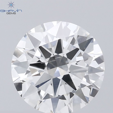 0.44 CT ラフシェイプ ナチュラル ダイヤモンド ブラック グレー (ソルト アンド パッパー) カラー I3 クラリティ (4.95 MM)