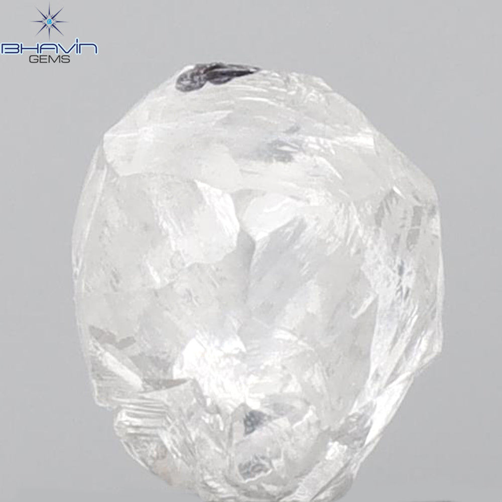 0.90 CT ラフ シェイプ ナチュラル ダイヤモンド ホワイト カラー VS1 クラリティ (5.95 MM)