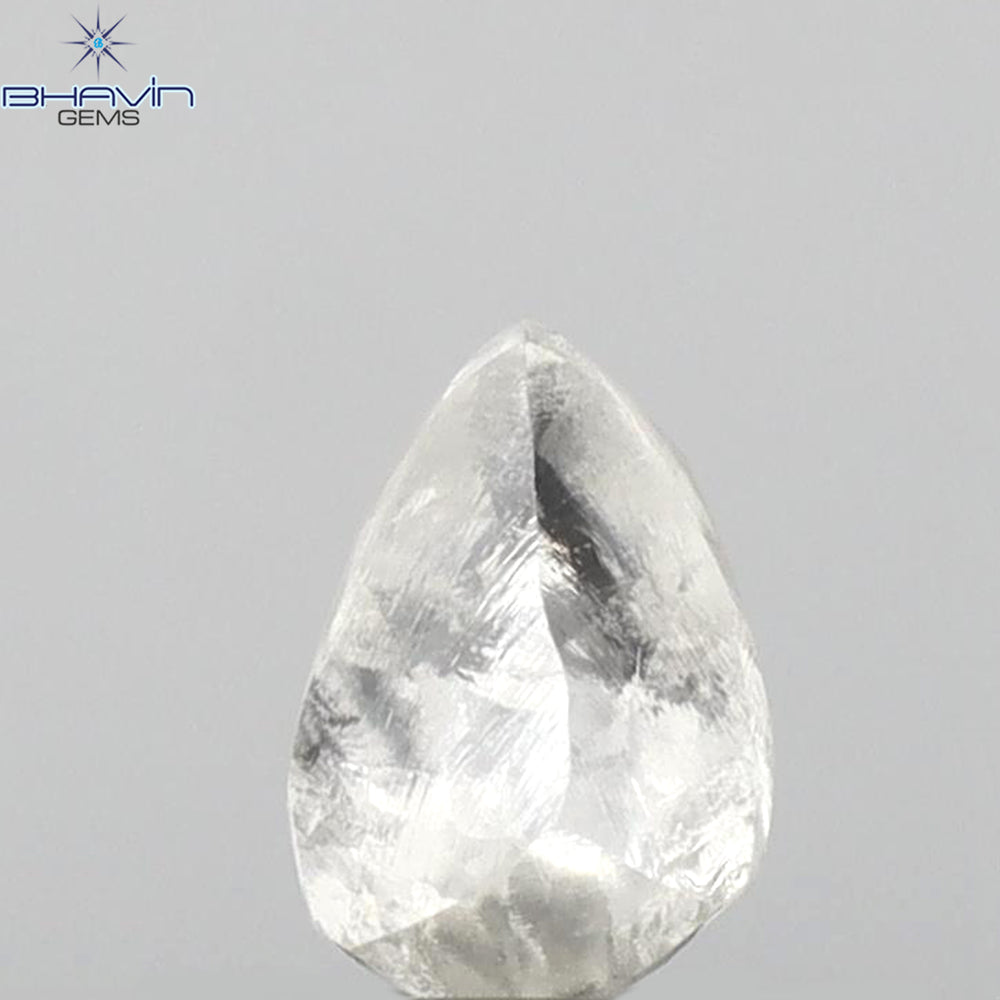 0.45 CT Rough Shape Natural Diamond White Color SI1 Clarity (5.52 MM)