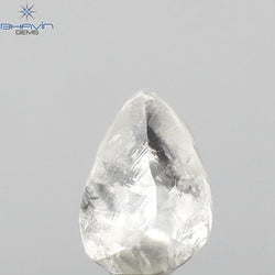 0.45 CT Rough Shape Natural Diamond White Color SI1 Clarity (5.52 MM)