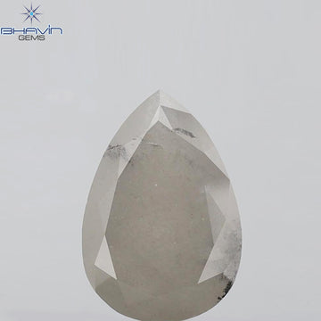 7.39 CT Natural Pear Diamond White Color Clarity I3 (15.50 MM)