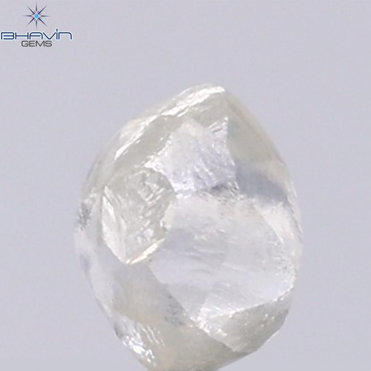 0.94 CT Natural Rough Diamond White Color Clarity VS (5.51 MM)