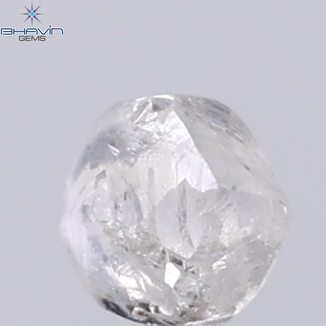 0.91 CT Natural Rough Diamond White Color Clarity SI (5.62 MM)