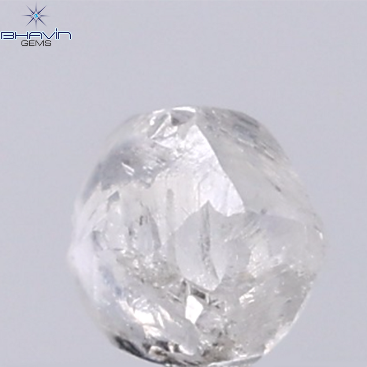 0.91 CT Natural Rough Diamond White Color Clarity SI (5.62 MM)