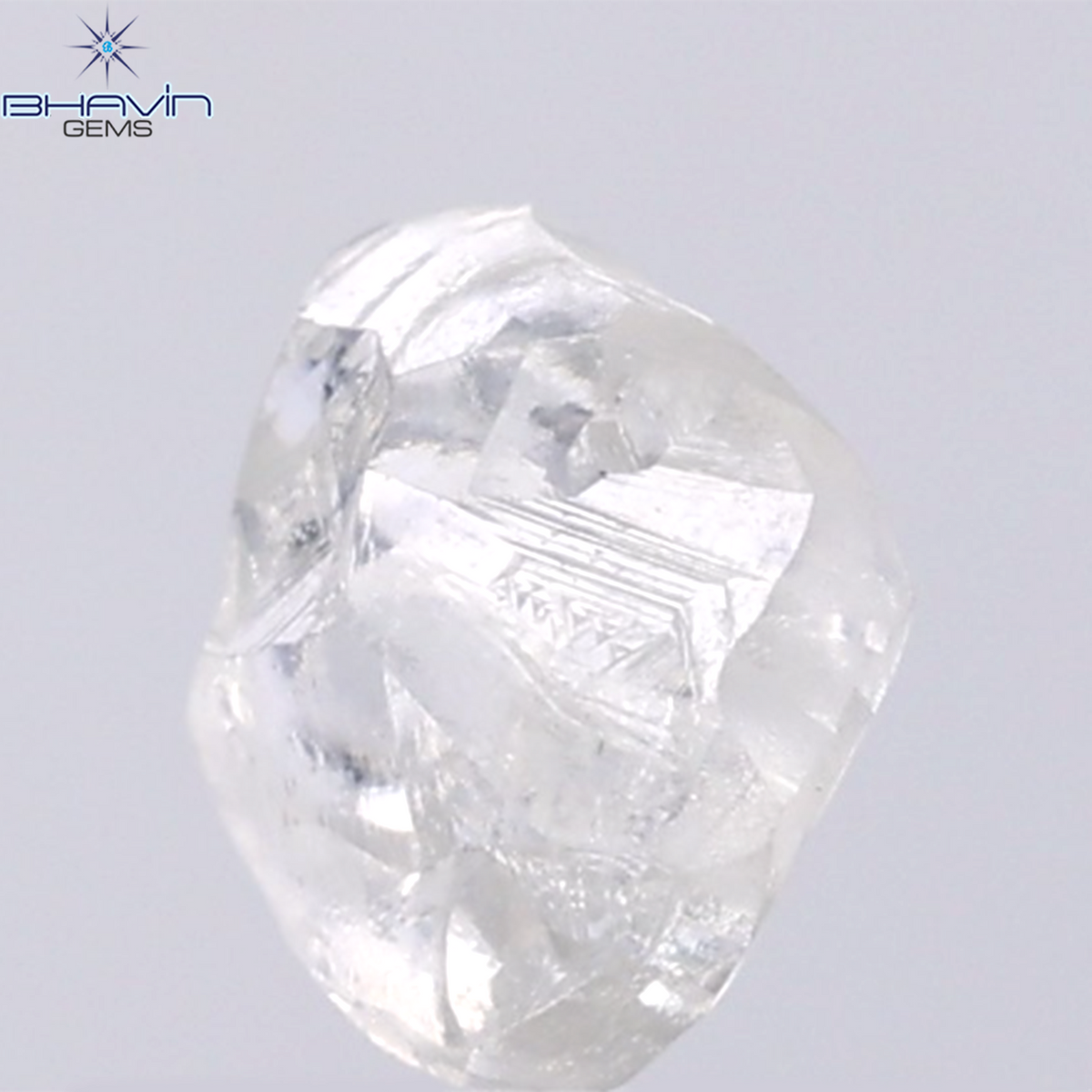 1.33 CT Natural Rough Diamond White Color Clarity VS (7.03 MM)