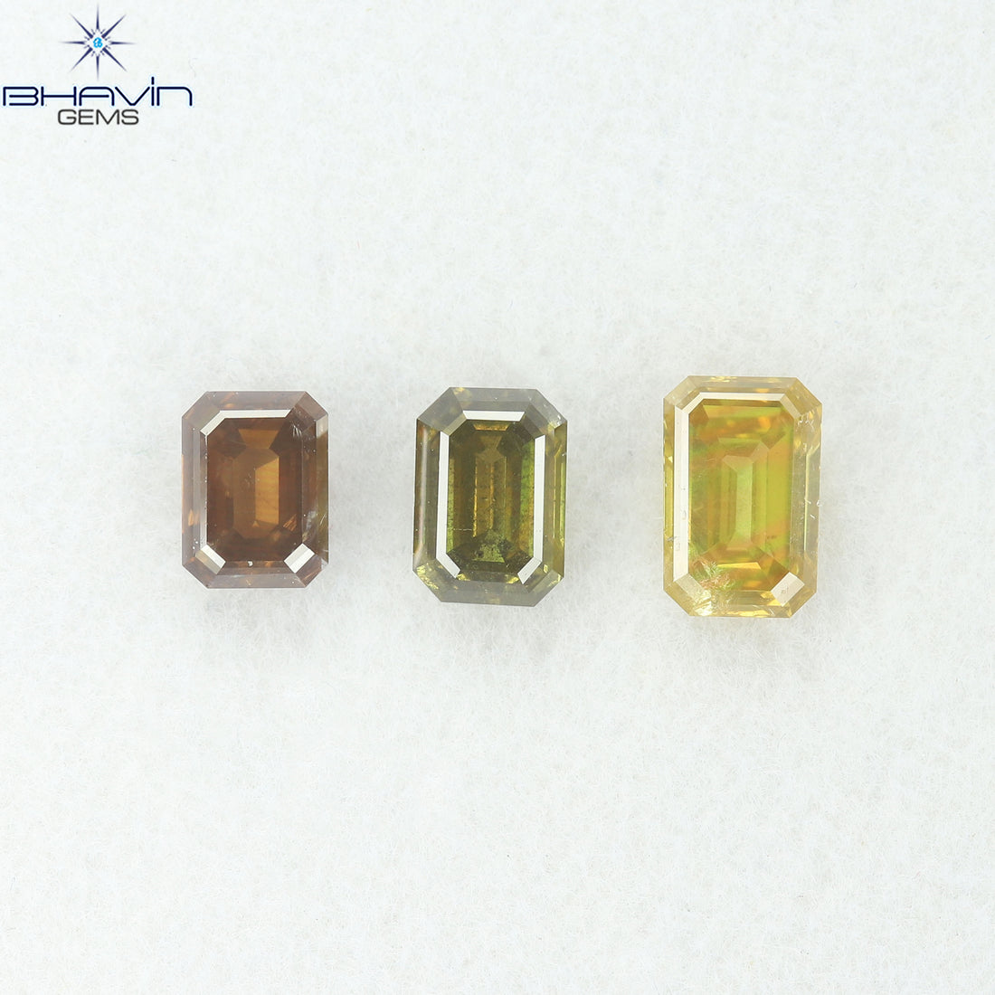 0.34 CT ハートシェイプ ナチュラル ダイヤモンド オレンジ色 VS1 クラリティ (4.59 MM)