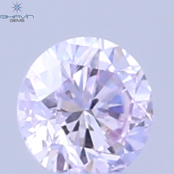 0.02 CT Natural Round Diamond Pink Color Clarity SI (1.6 MM)