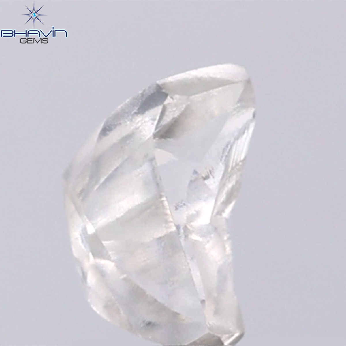0.99 CT Natural Rough Diamond White Color Clarity VS (7.76 MM)